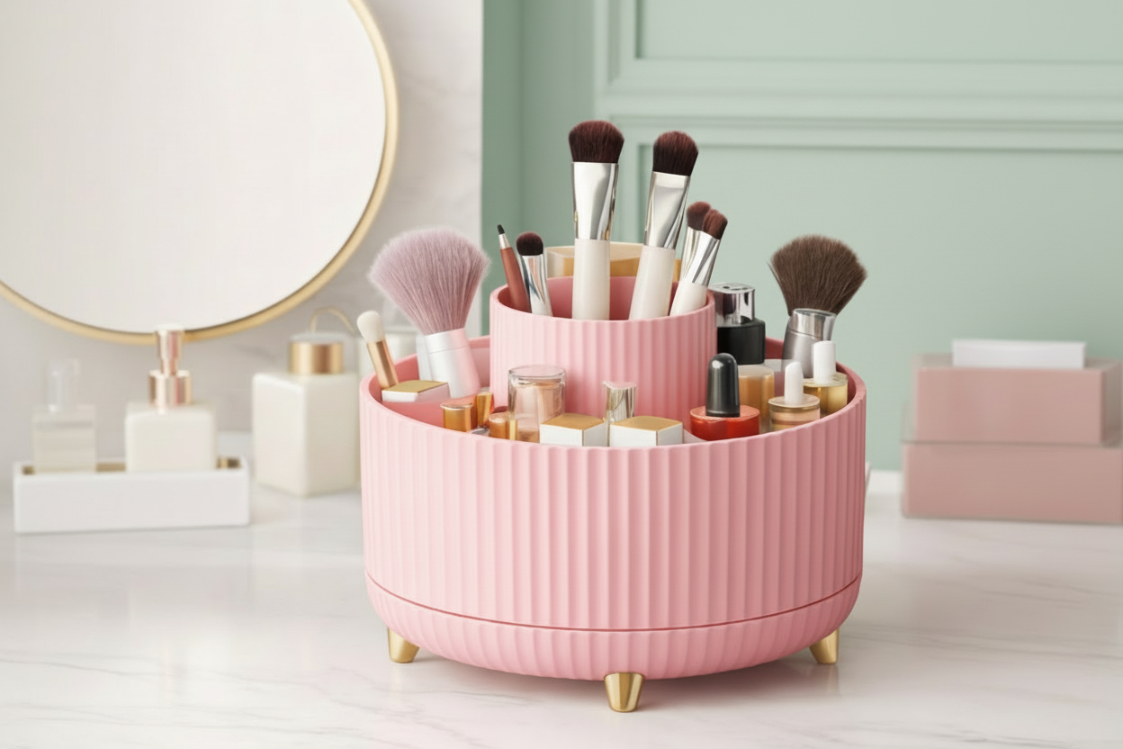 Silk & Slate™ 360° Vanity Storage✨🌑