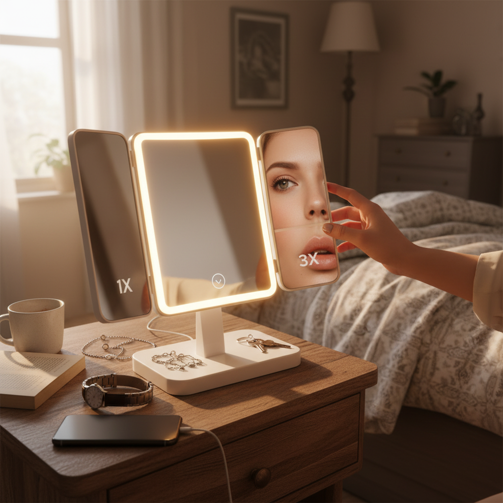 Real Bedroom Morning Setup