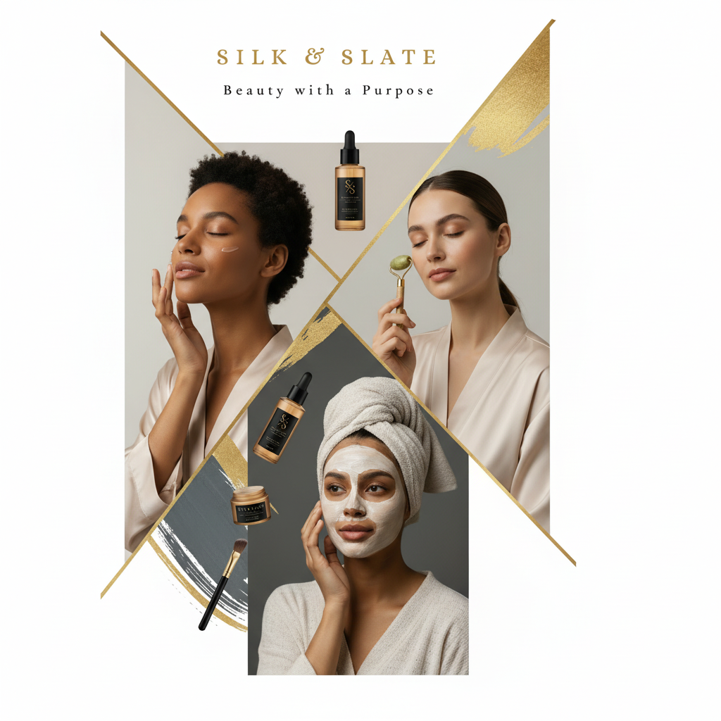 Silk & Slate Square Banner